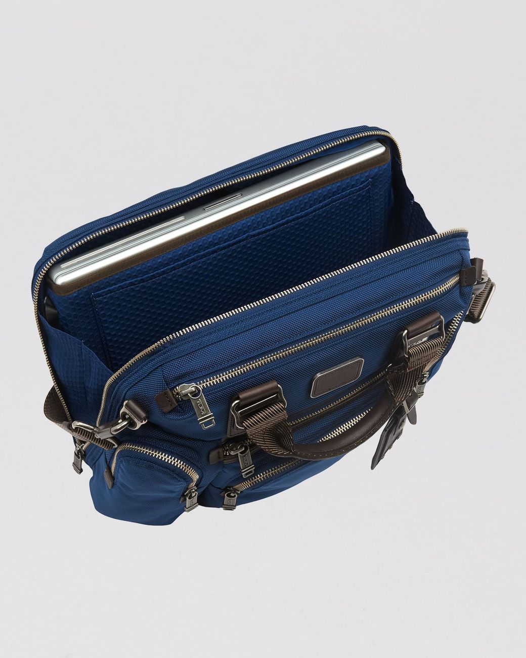 Tumi Alpha Bravo Brooks Slim Briefcase in Blue for Men | Lyst