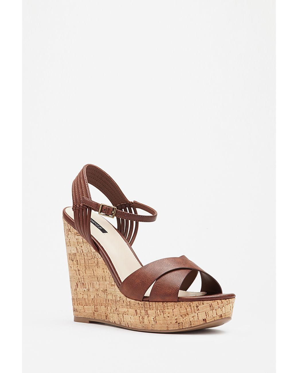 dark brown platform sandals