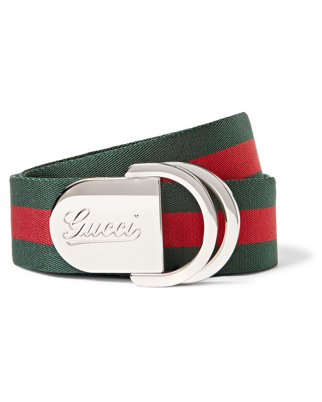 4cm Monogrammed Coated-Canvas Belt