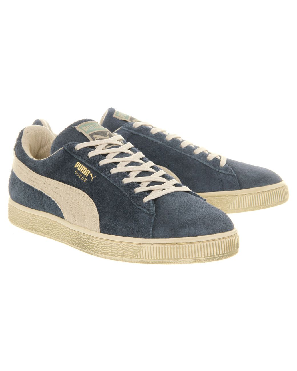 old khaki puma sneakers