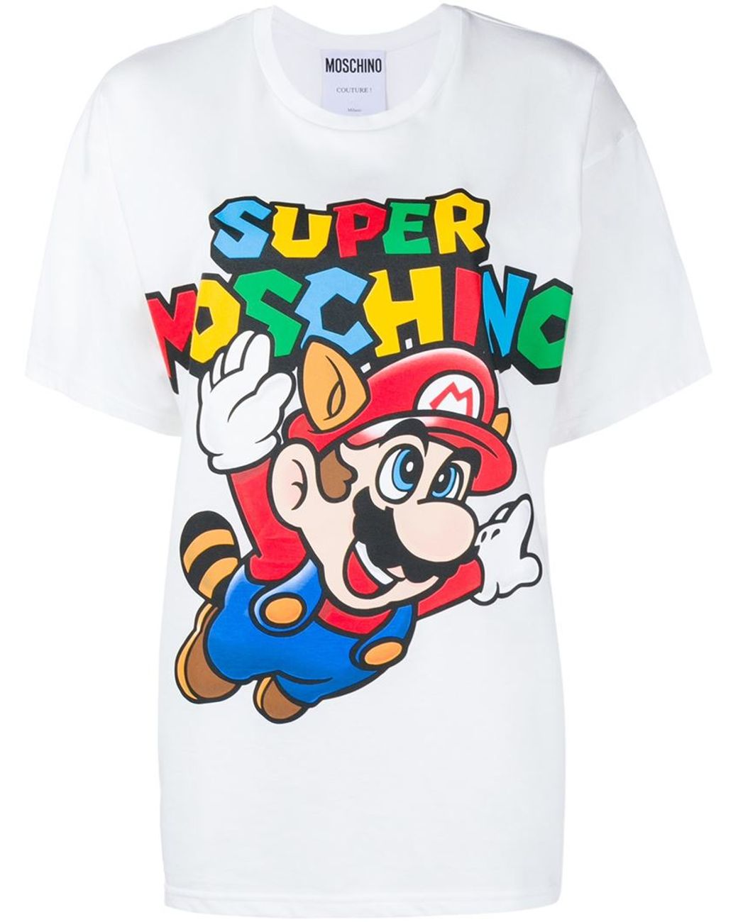 Moschino Super T-shirt in White for Men | Lyst