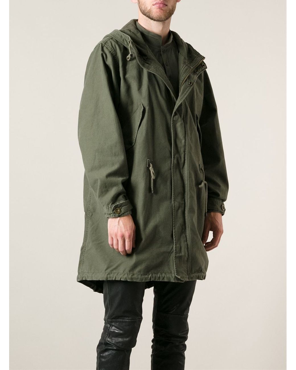 DIESEL Oversized Parka in Green for Men | Lyst