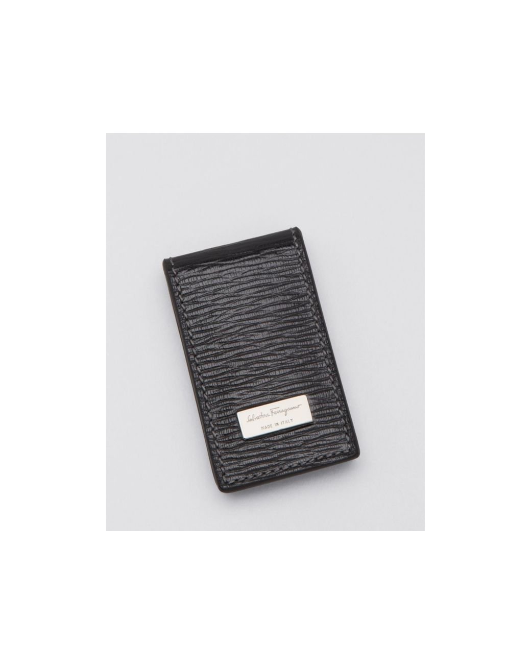 Ferragamo Men's Revival Magnetic Money Clip in Black for Men | Lyst