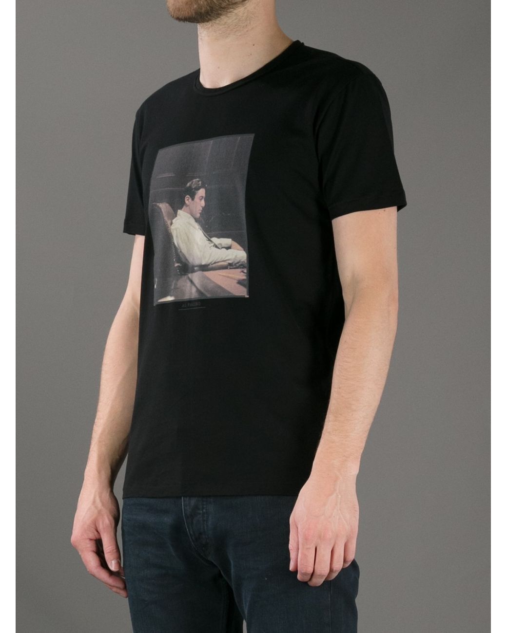 Dolce & Gabbana Al Pacino Tshirt in Black for Men | Lyst