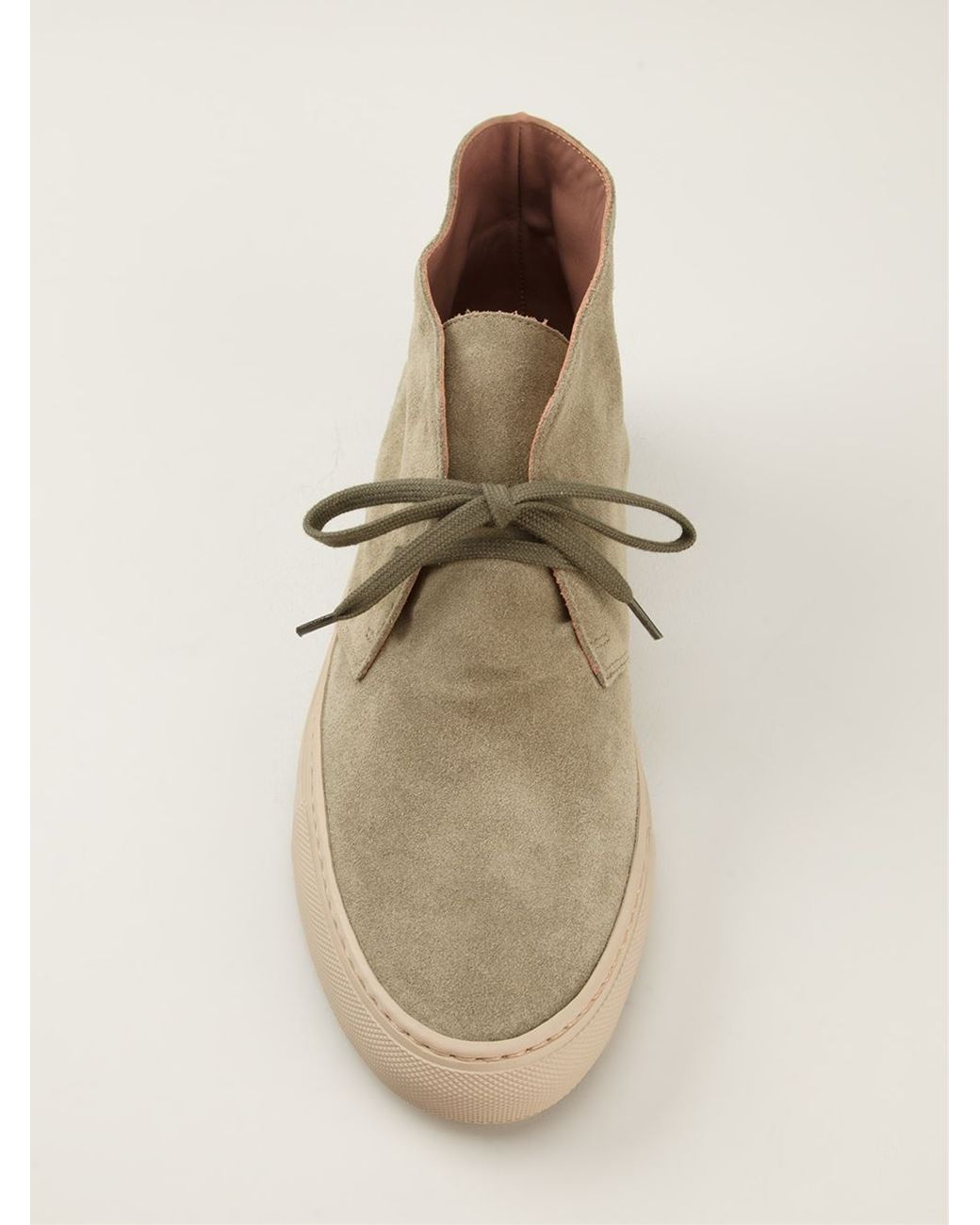 Common Projects Suede Chukka Boots in Green for Men | Lyst