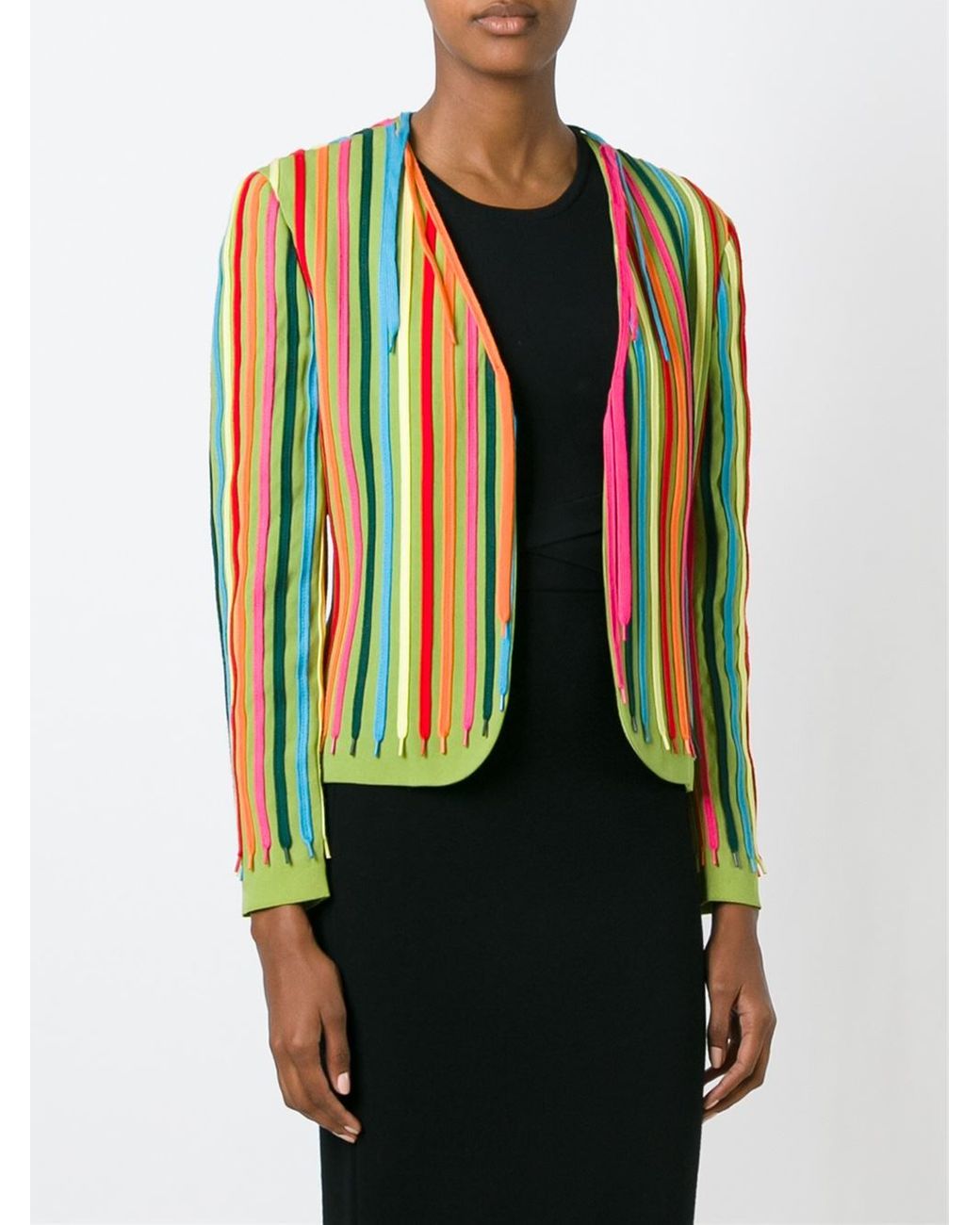 moschino shoe print coat