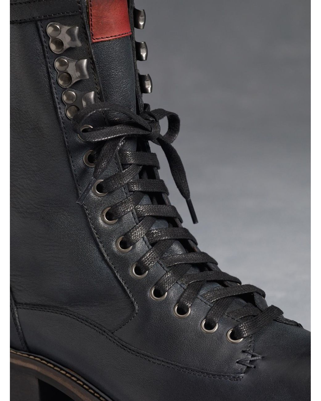 John Varvatos Gibbons Vintage Lace Boot in Gray for Men Lyst