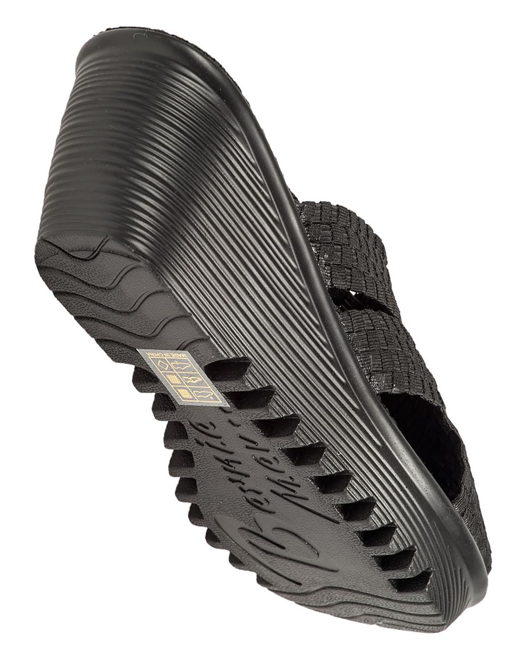 Bernie mev black wedge 2025