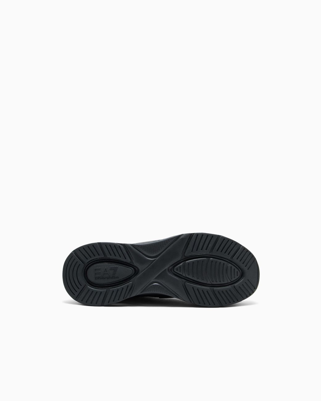 EA7 Black Sneaker Infinity Venom With Rubber Sole
