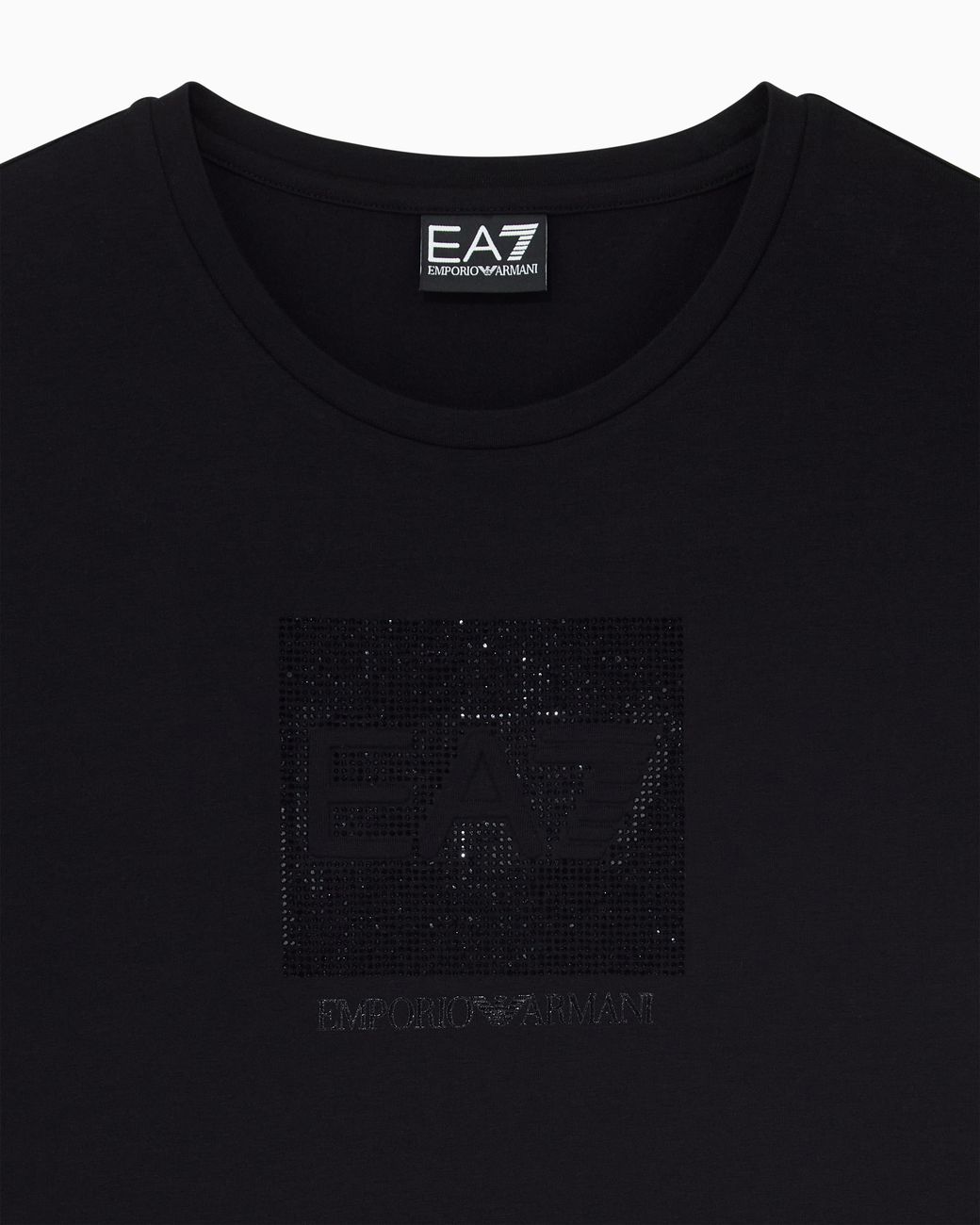 EA7 Black Slim Fit T-Shirt Logo Series