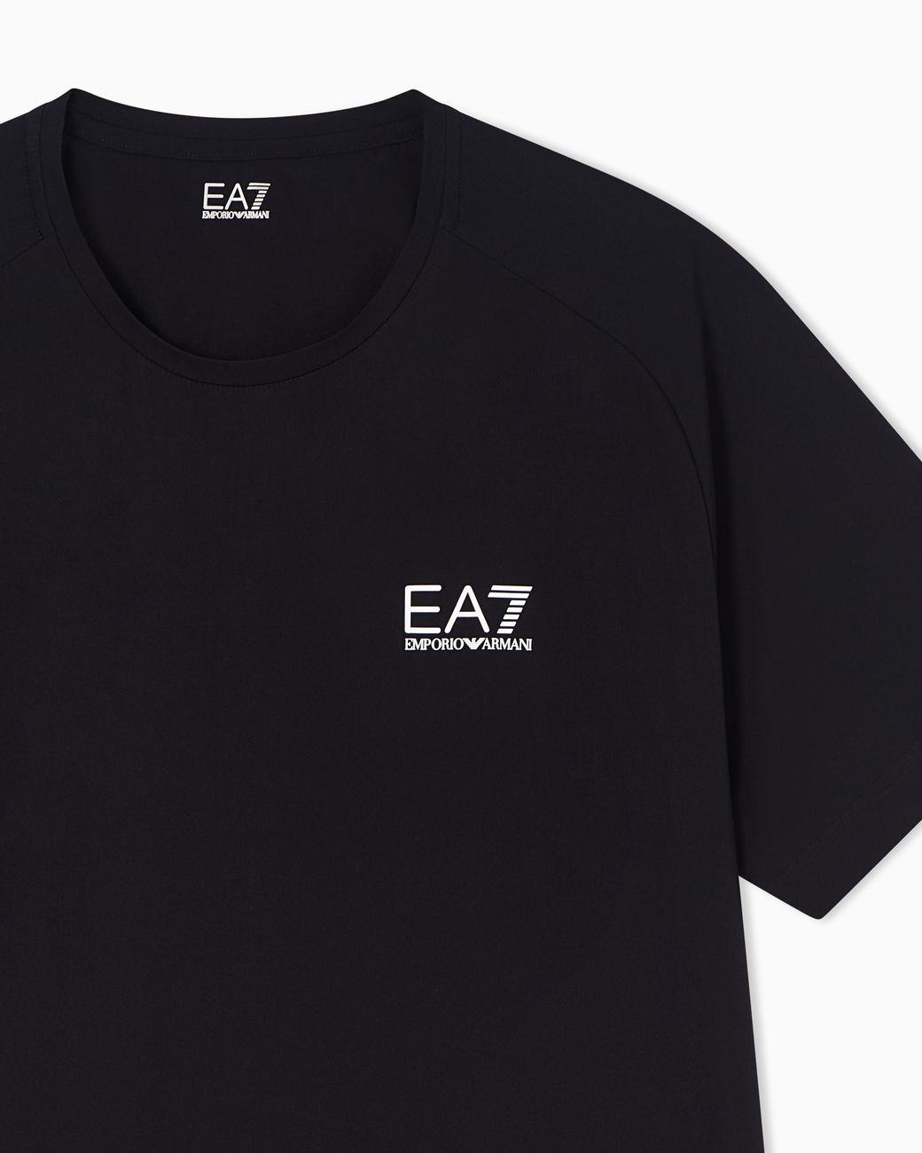 EA7 Black Ventus T-Shirt And Shorts Set for men
