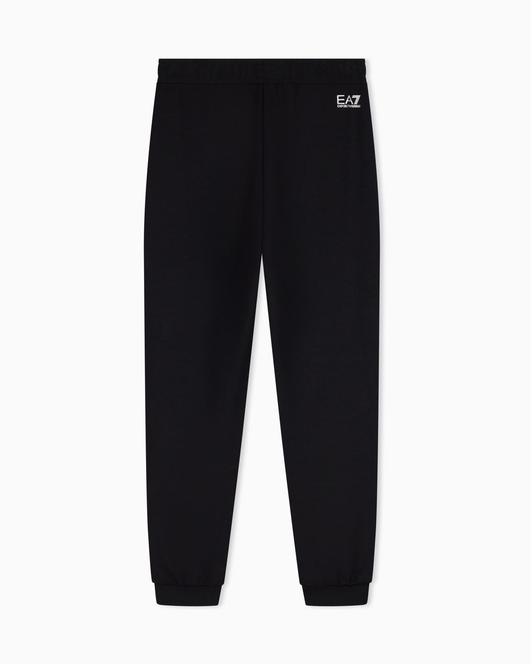 EA7 Black Trousers Logo Series Regular Fit Jersey