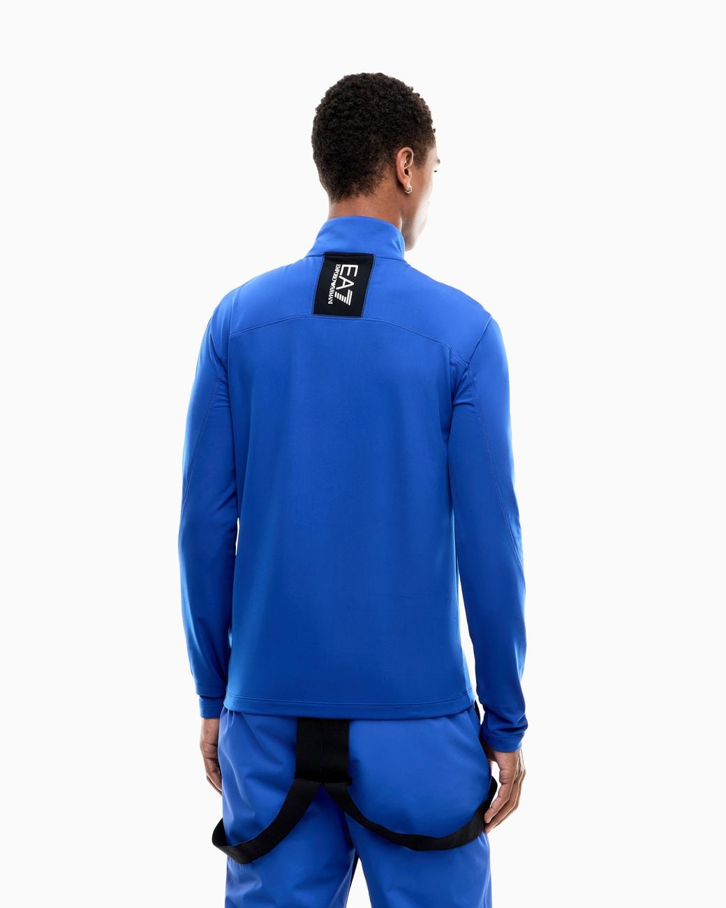 EA7 Blue Technical Ski Fleece for men