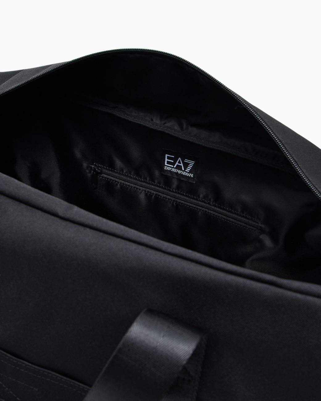 EA7 Black Train Core Medium Gym Bag With Oversized Logo