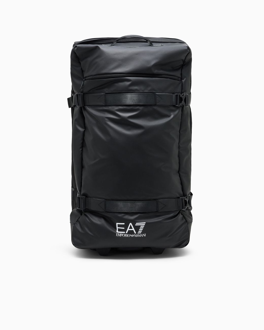 EA7 Black Trolley Aus Technischem Gewebe Mit Rollen Und Riemen Lg