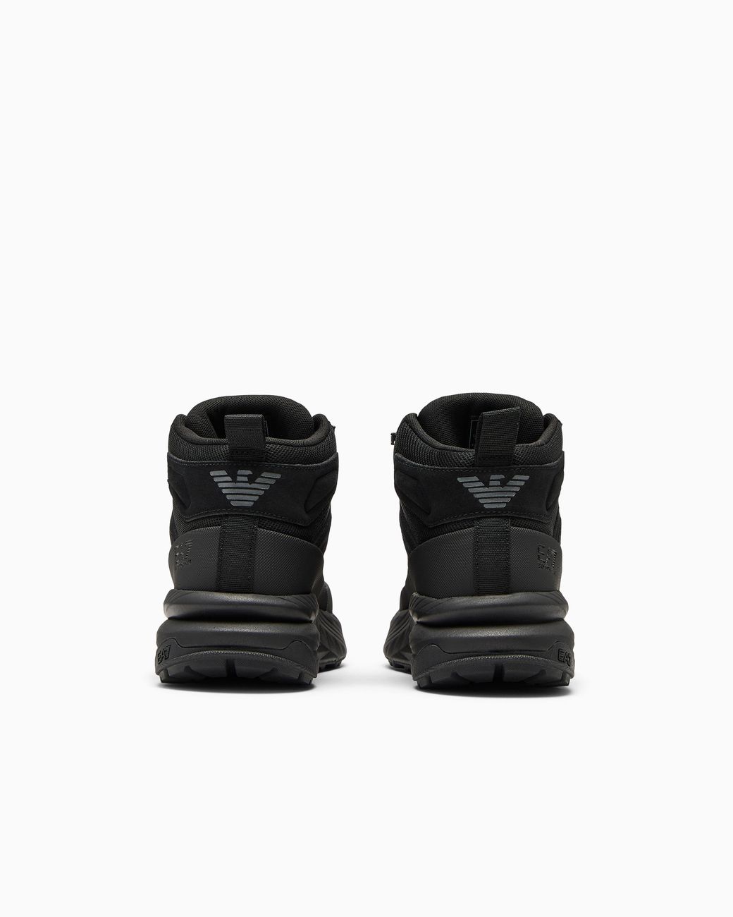 EA7 Black Crusher Sonic Boot Sneakers