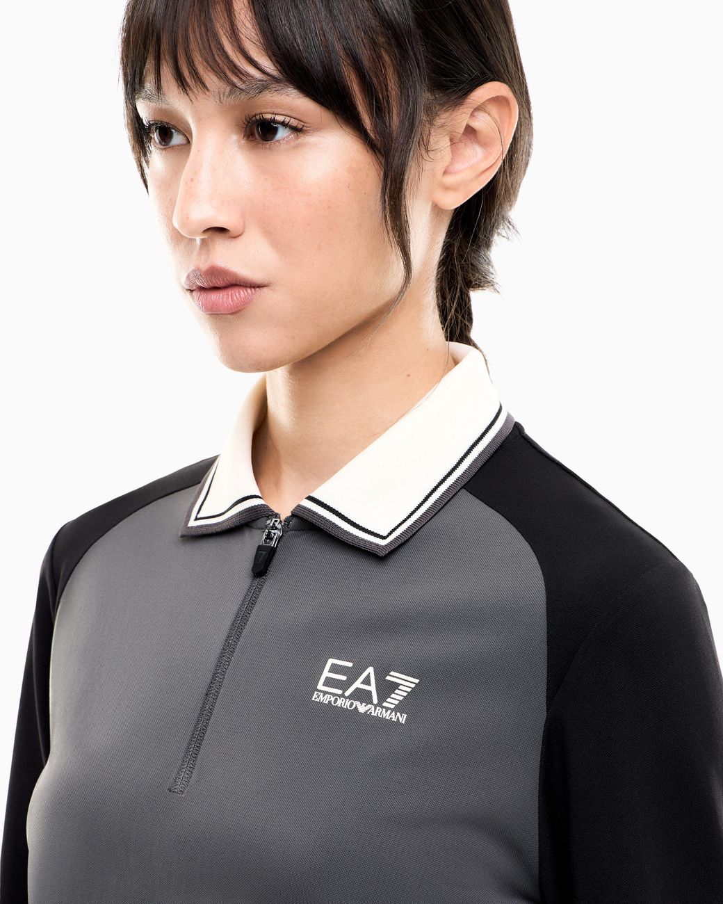 EA7 Blue Polo Shirt Golf Pro Regular Fit Stretch Pique