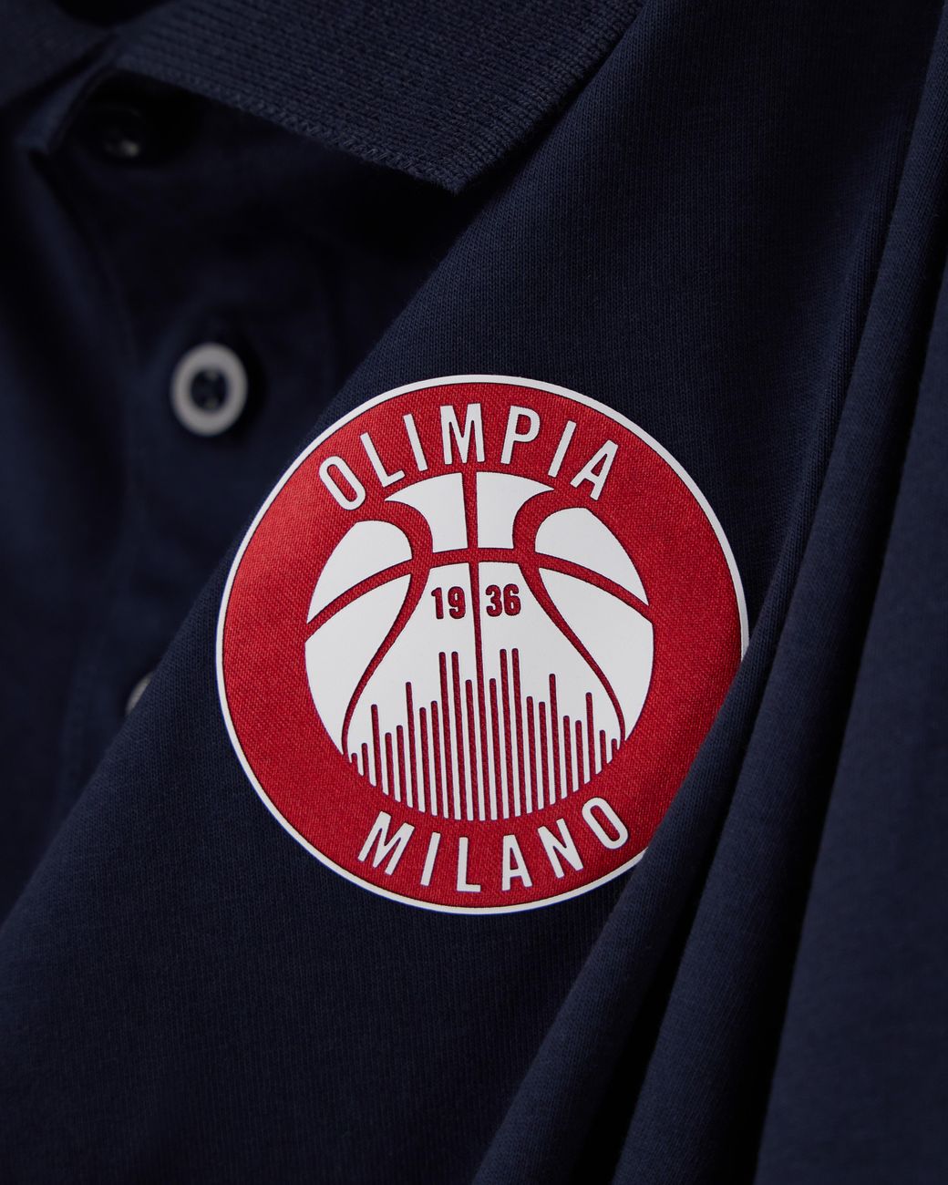EA7 Armani Olimpia Milano Poloshirt Aus Reiner Baumwolle in Blue für Herren