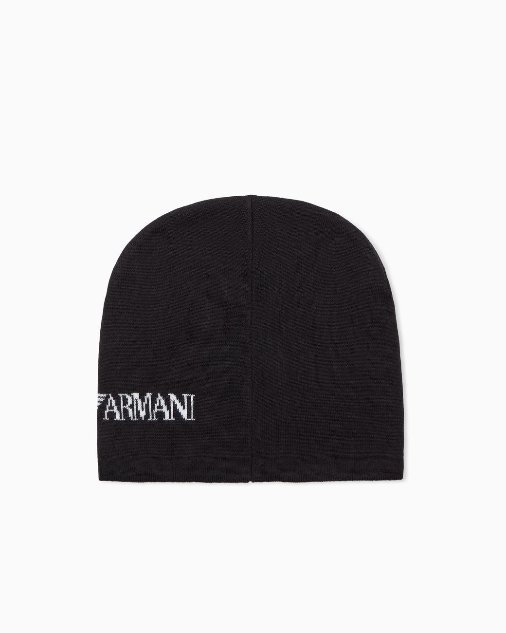 EA7 Black Strickbeanie Regularer Schnitt