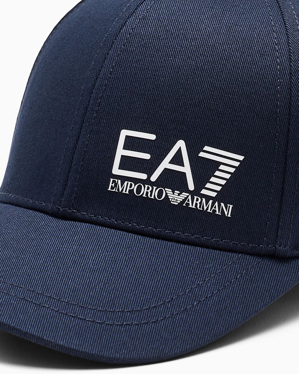EA7 Blue Baseballcap Baumwolle Mit Verstellbarem Verschluss Caps U