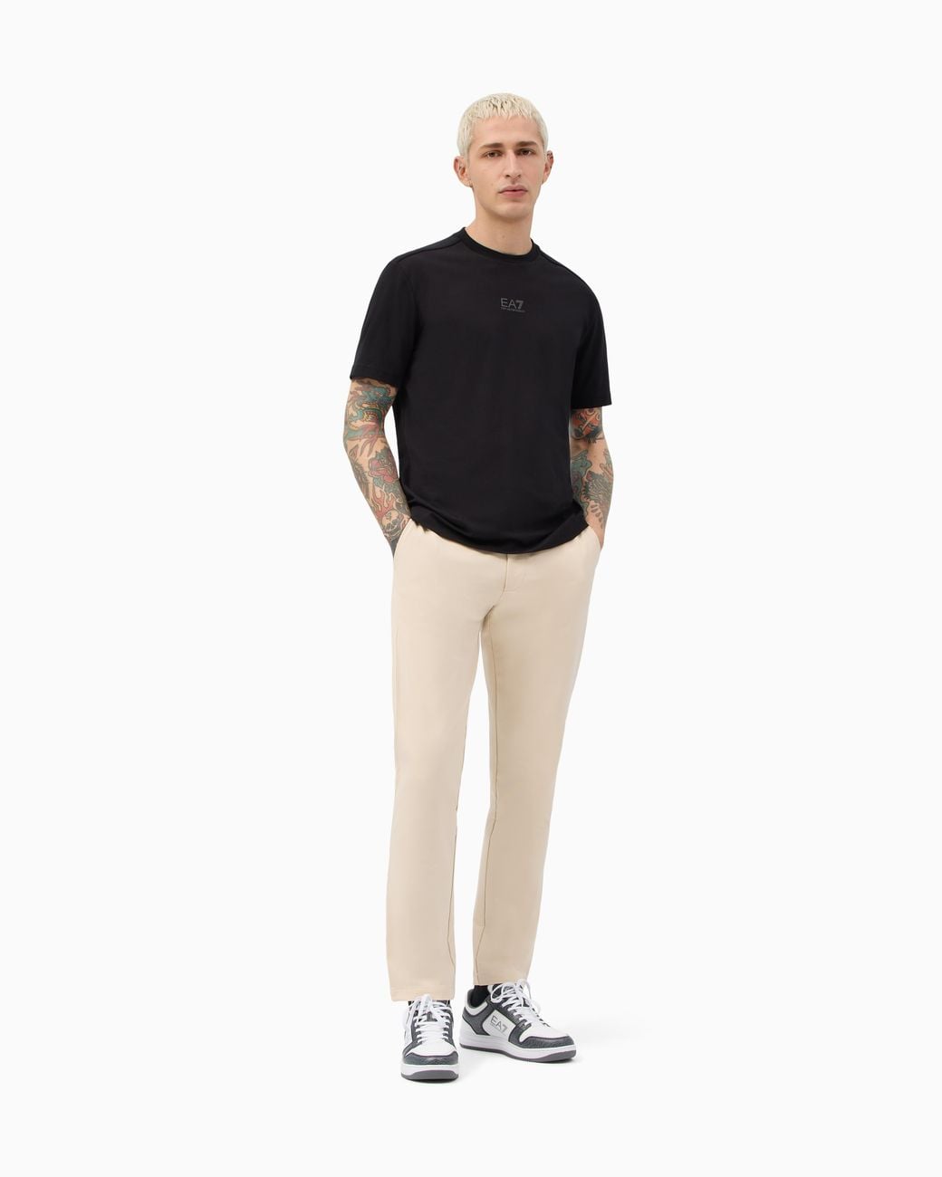 EA7 Natural Slim-Fit Pants Golf Pro for men