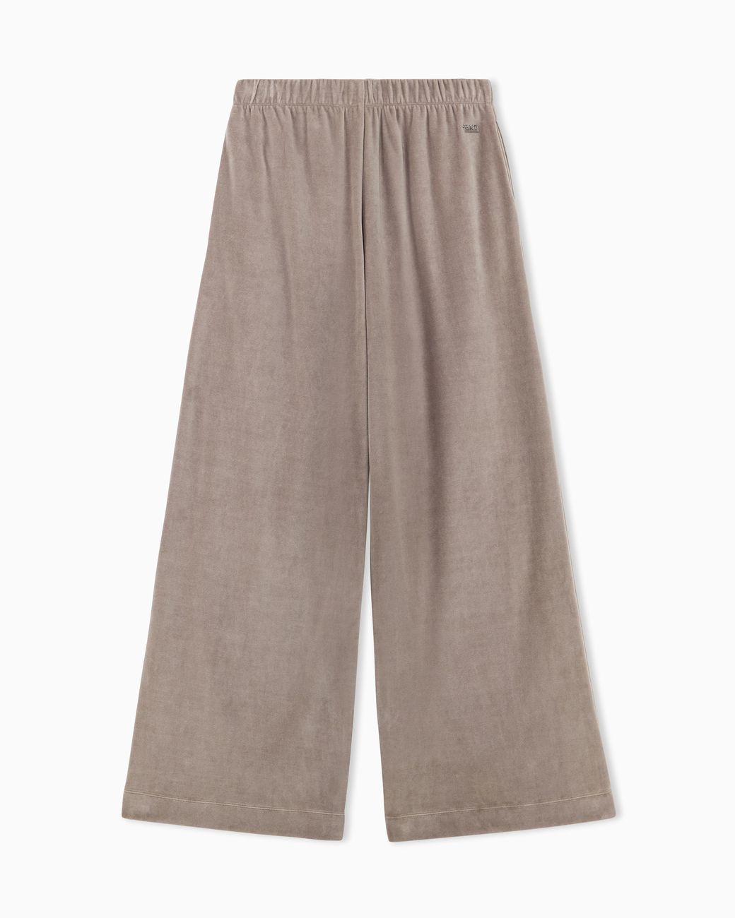 EA7 Gray Trouser Athletic Velour Regular Fit Cotton Jersey