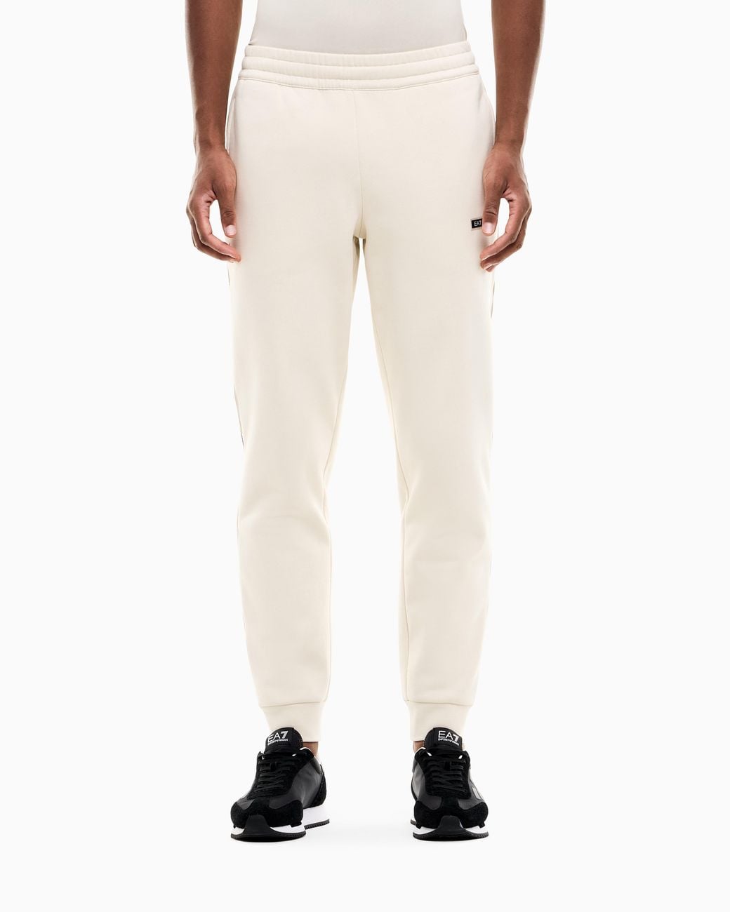 EA7 Natural Slim Fit Pants Logo Series for men