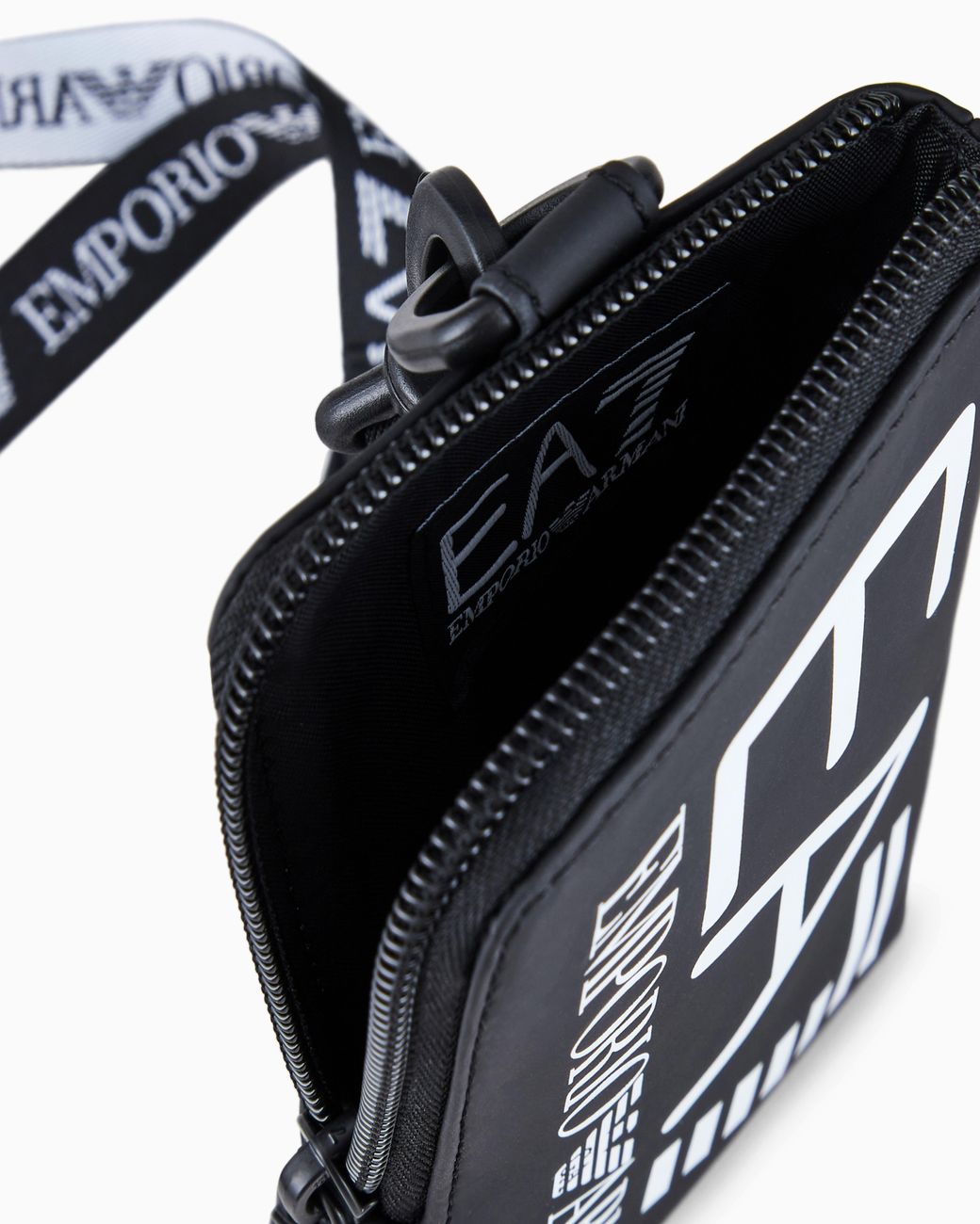 EA7 White Mobile Phone Holder With Oversized Logo