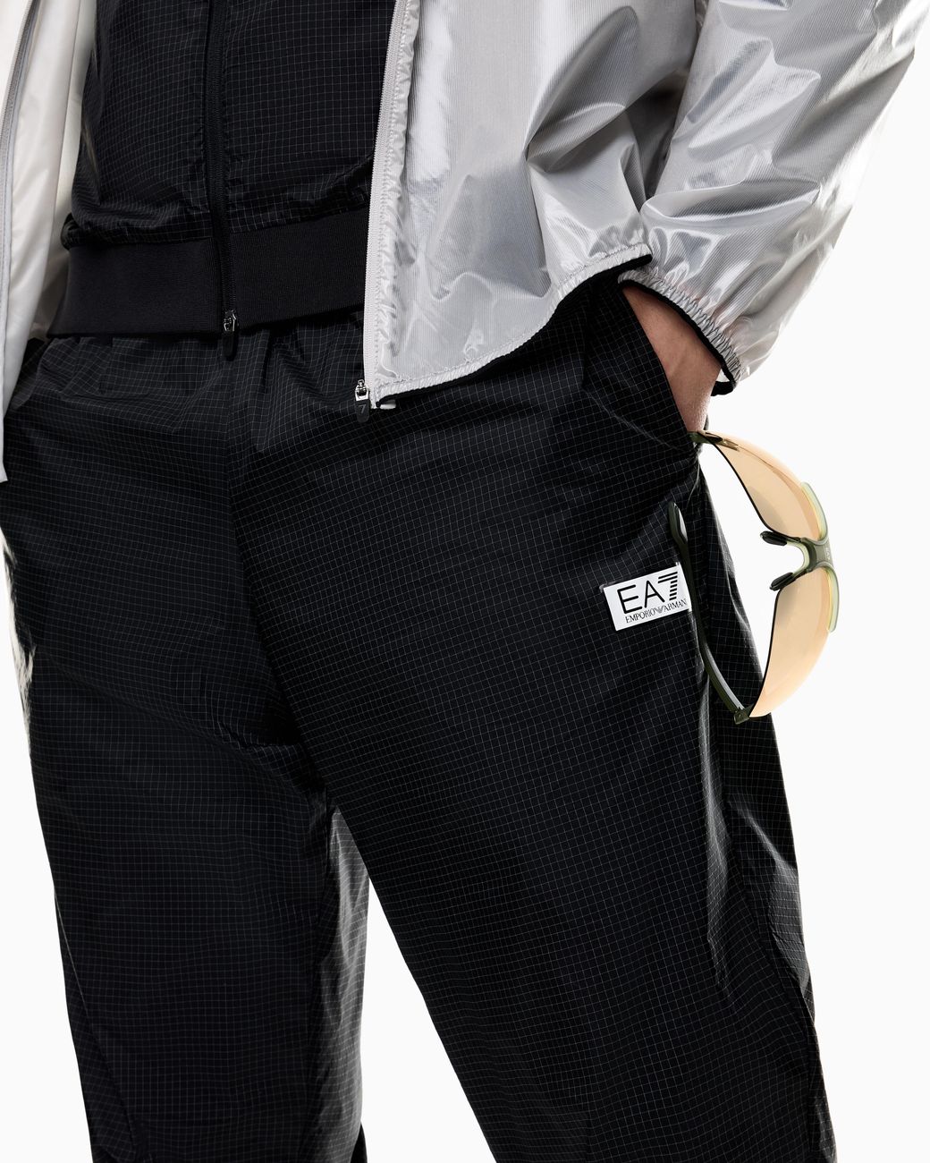 EA7 Black Dynamic Athlete Tracksuit for men