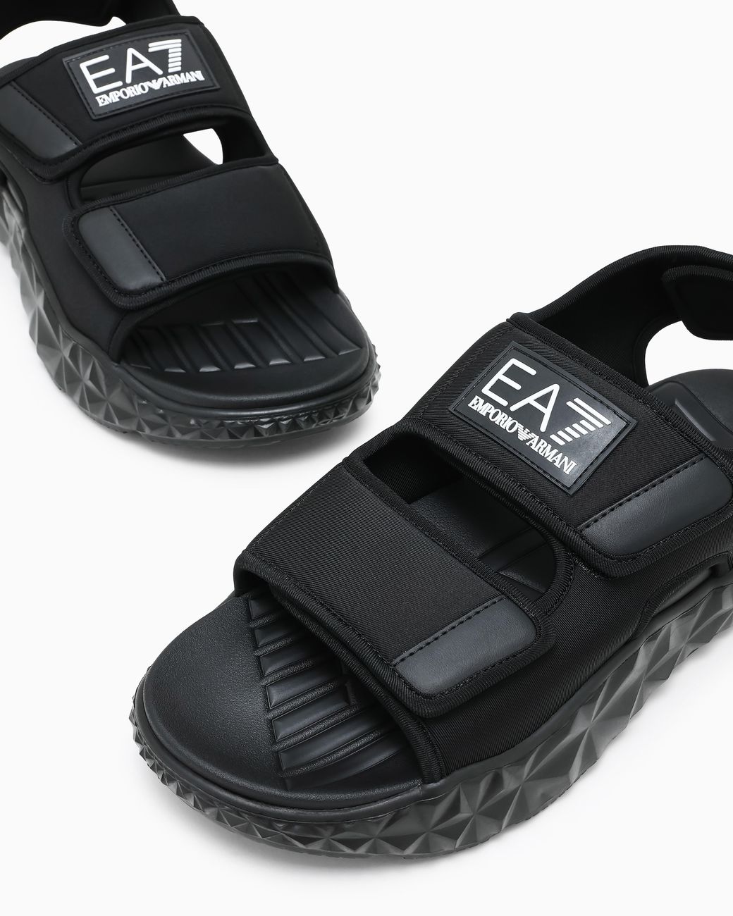 EA7 White Kombat Sandals