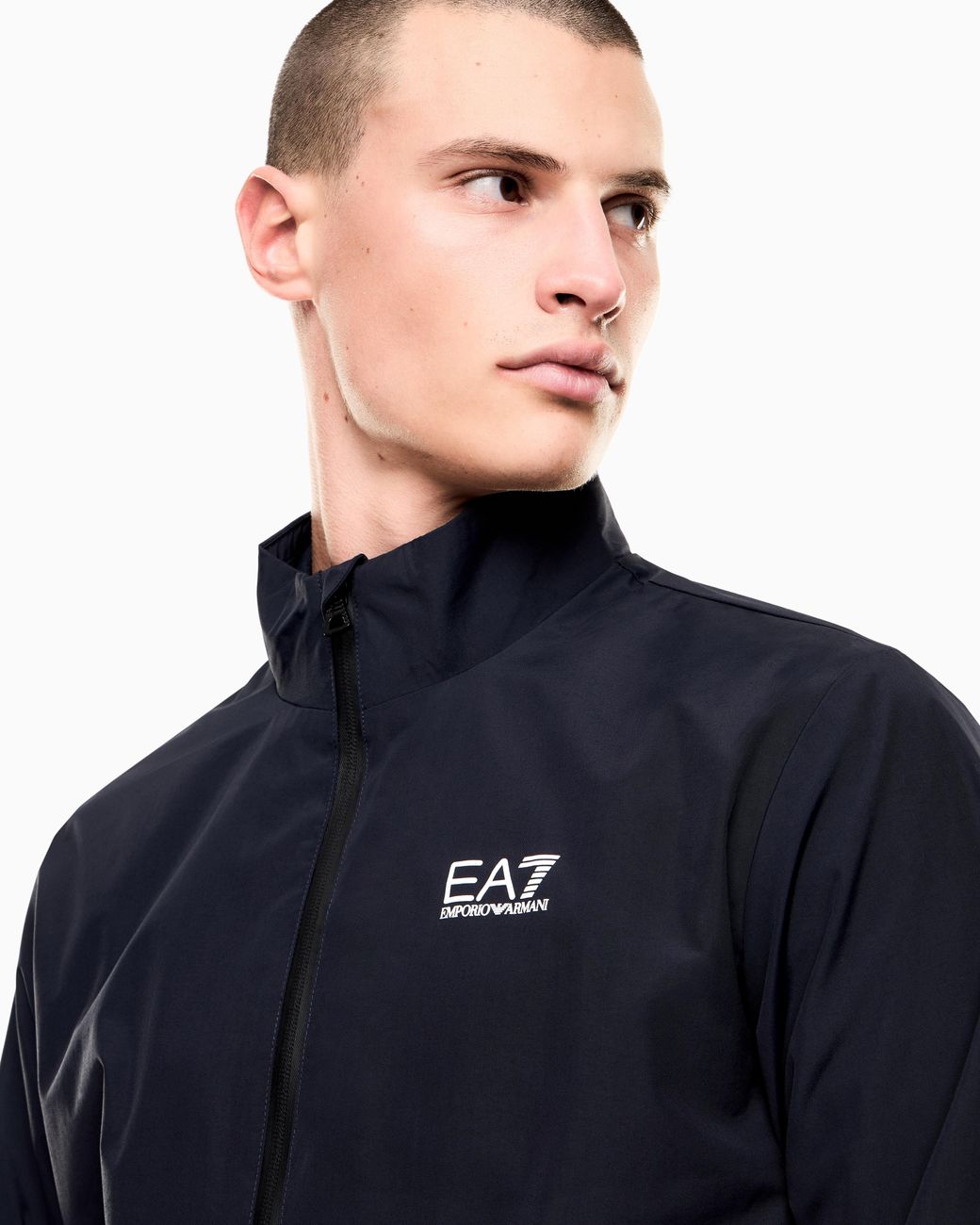 EA7 Blue Core Identity Nylon Jacket for men