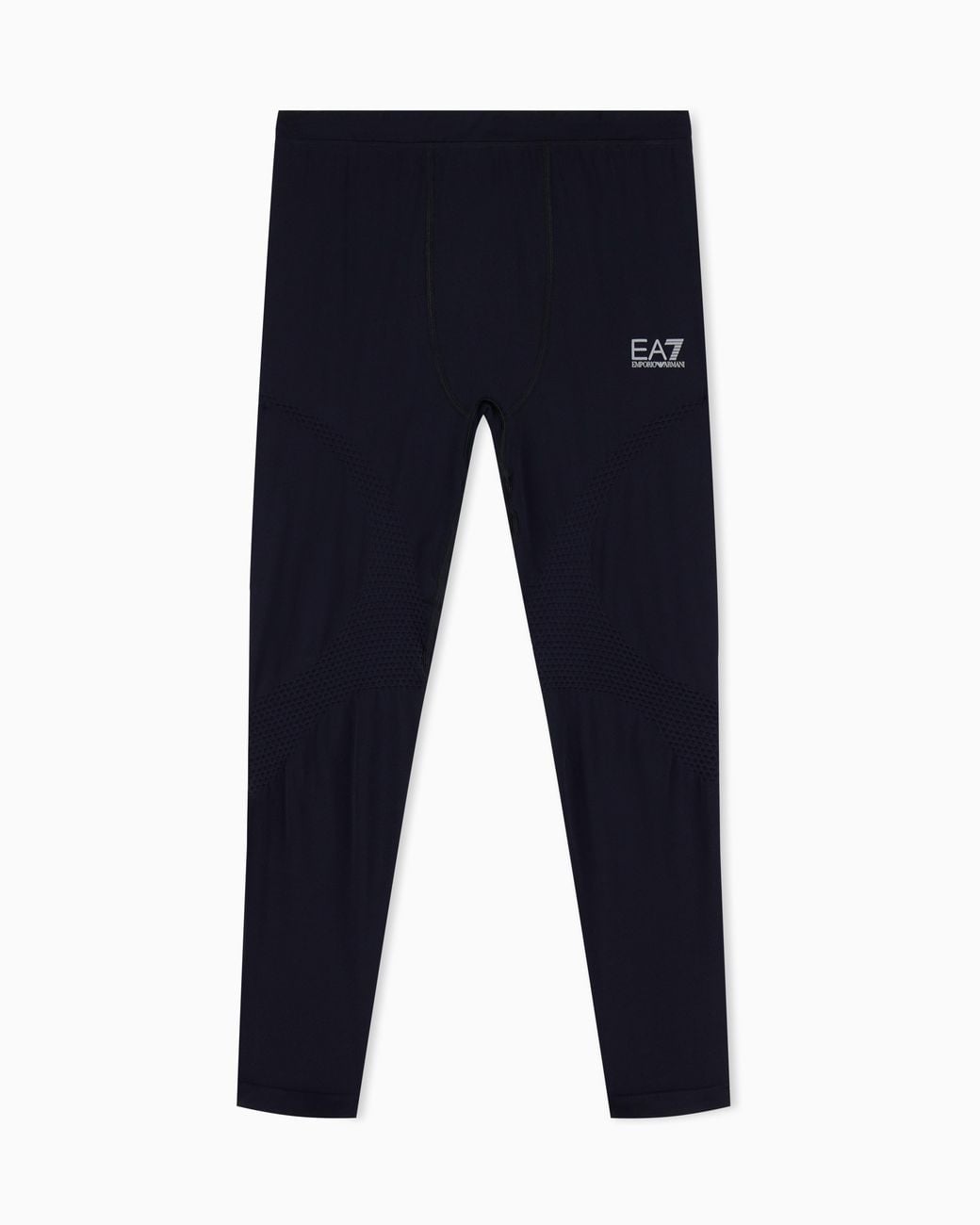 EA7 Blue Leggings Ventus Running Slim Fit Breathable Technical Fabric for men