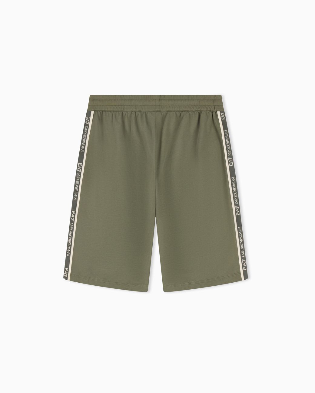 EA7 Green Bermuda Logo Series Slim Fit for men