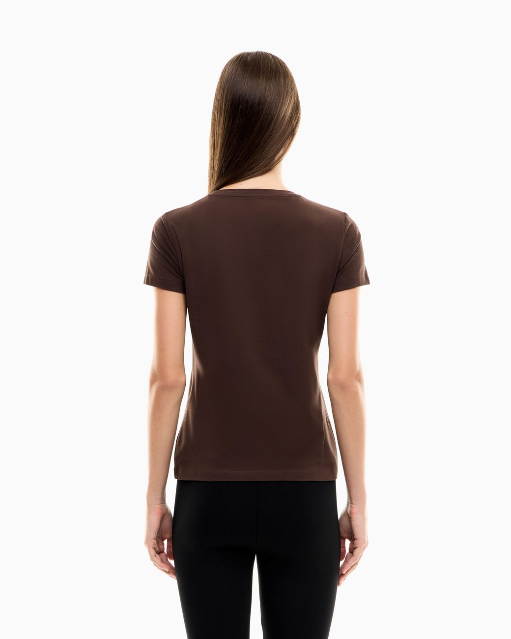 EA7 Black Slim-Fit Cotton T-Shirt Graphic Series With Animal Print