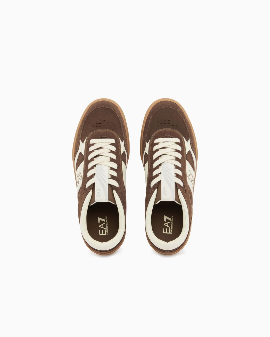 EA7 Brown Otg Pride Velo Sneakers