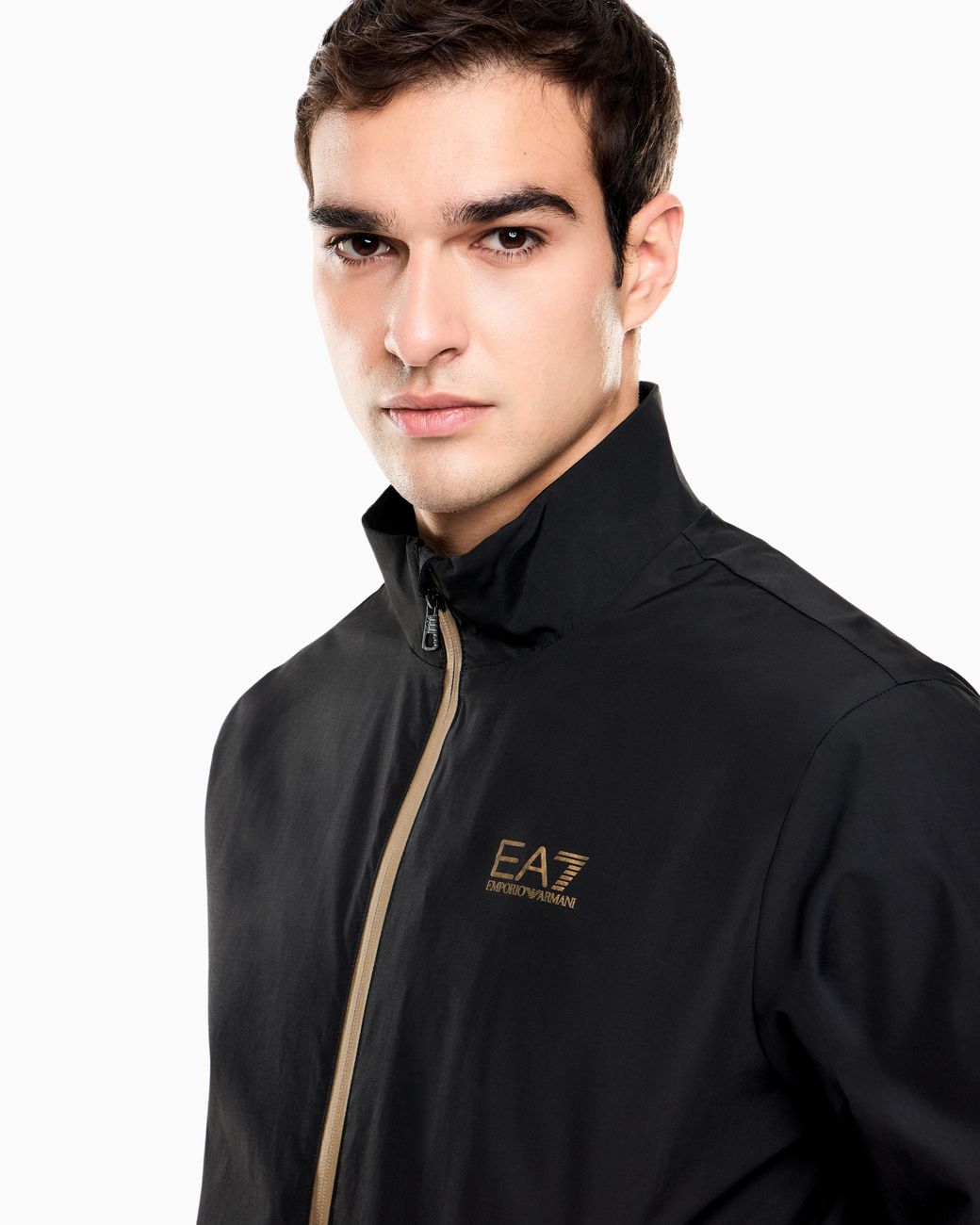 EA7 Black Core Identity Nylon Jacket for men