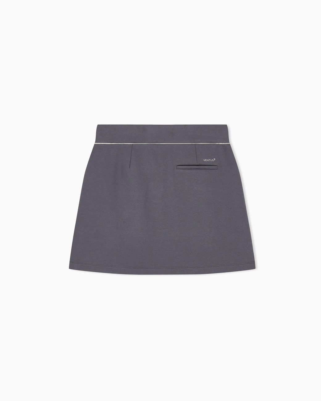EA7 Gray Skirt Golf Pro Regular Fit Cotton-Blend Jersey