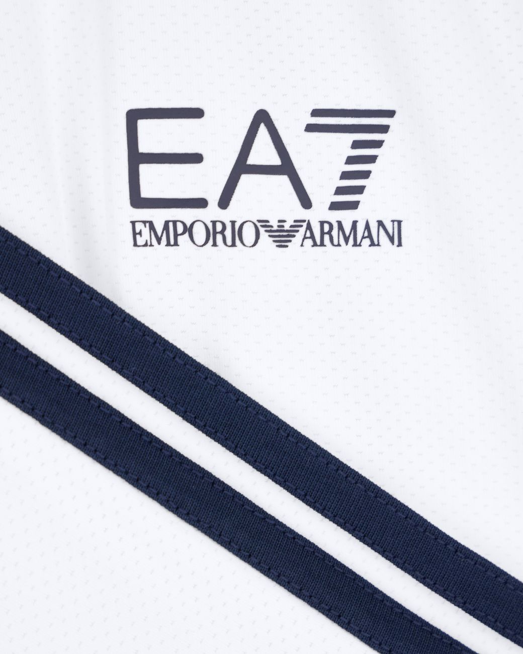 EA7 White Polo Shirt Tennis Pro Regular Fit With Ventus7 Technology for men