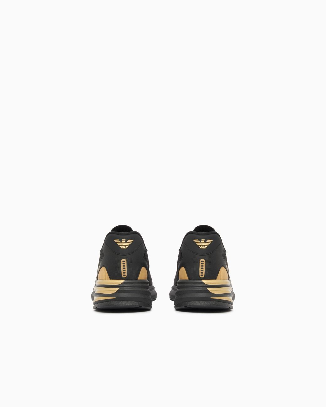 EA7 White Crusher Distance Knit 2.0 Sneakers
