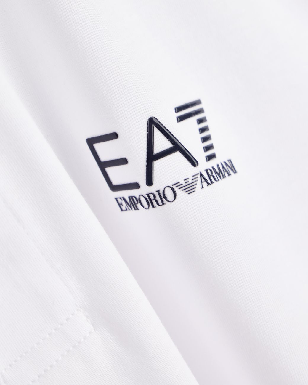 EA7 White Italian Spirit Cotton-Jersey Polo Shirt for men