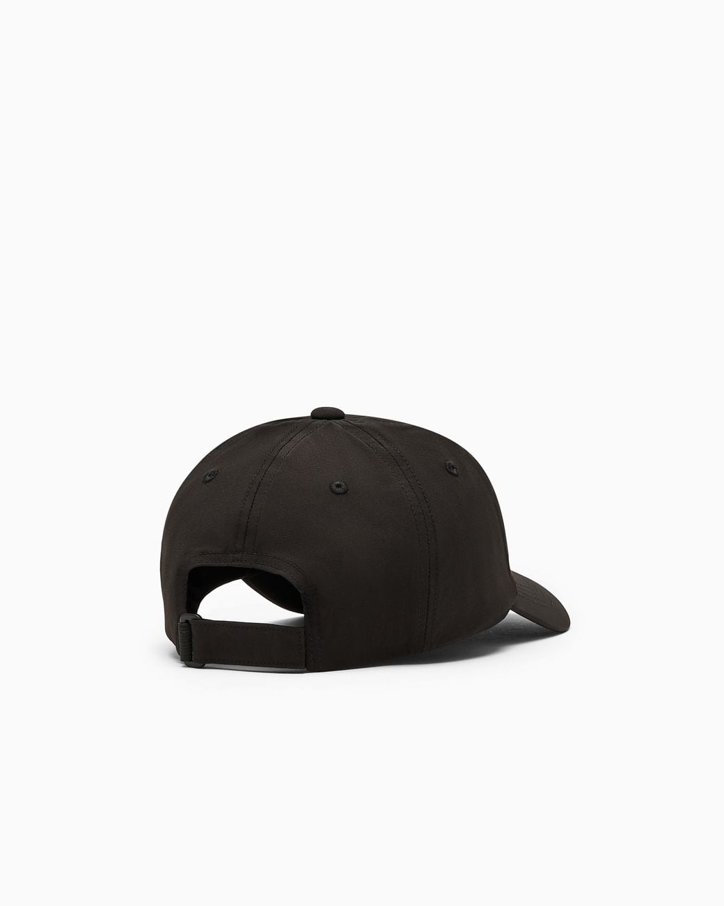 EA7 Black Cotton-Blend Baseball Cap