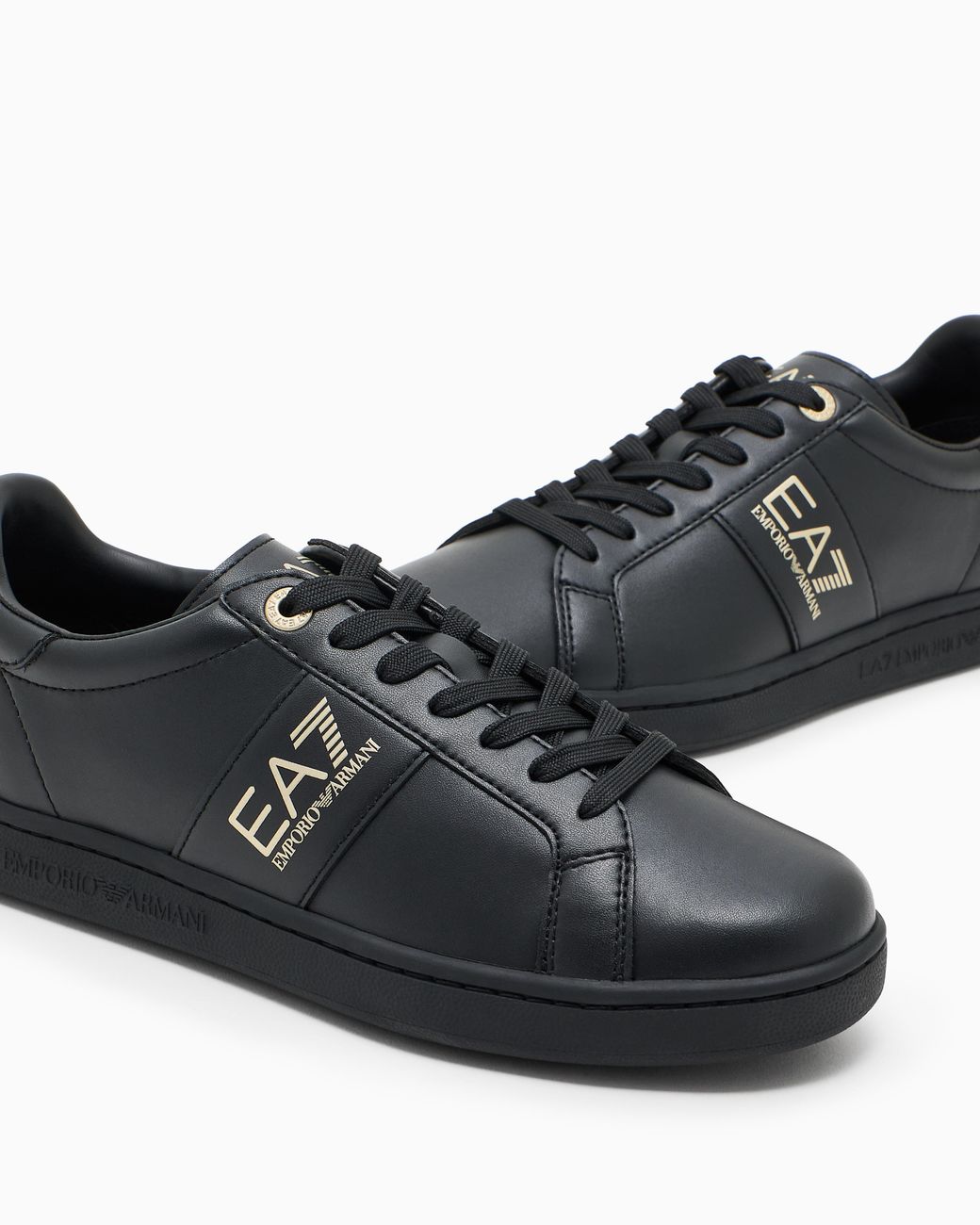 EA7 Blue Classic Sneakers