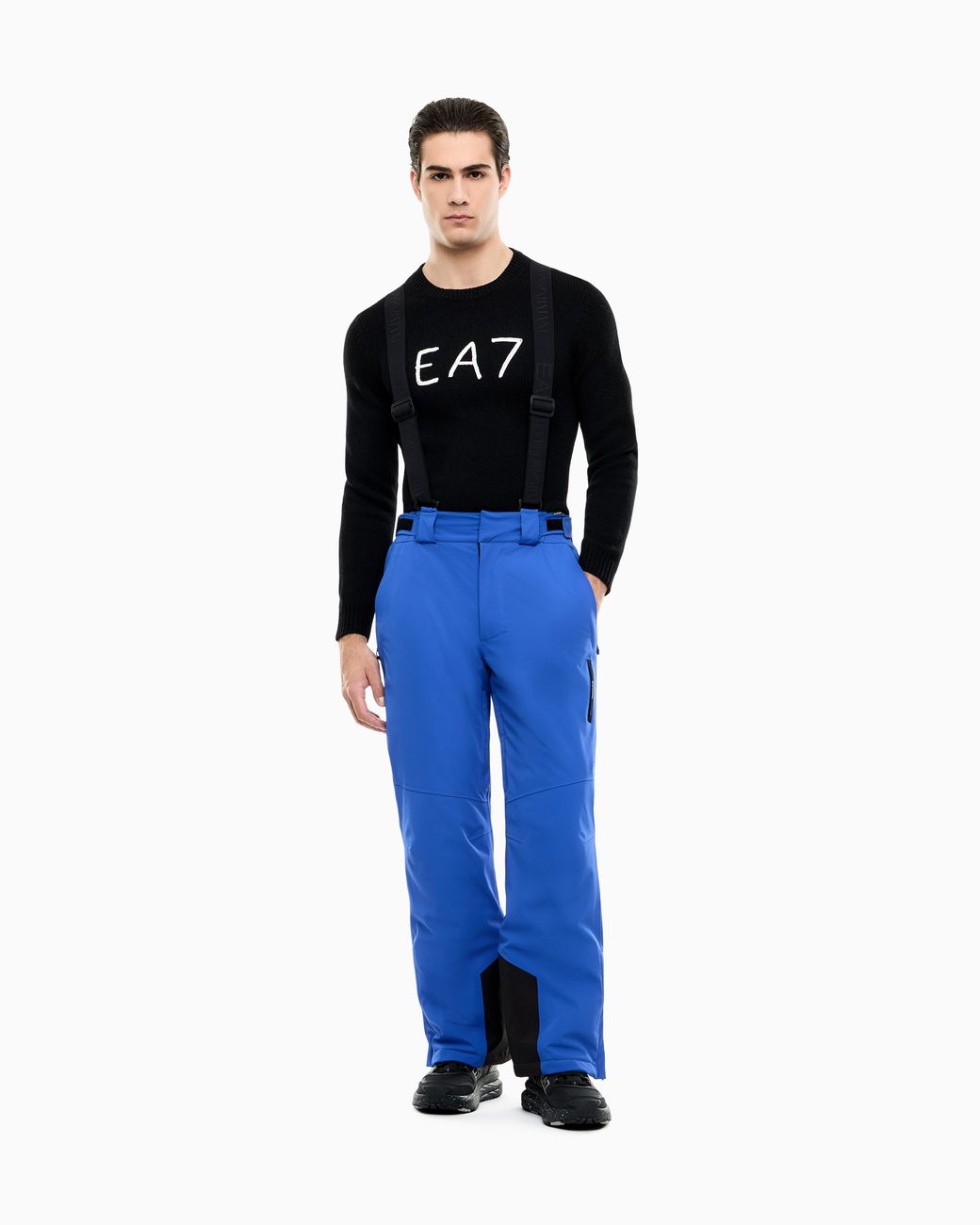 EA7 Blue Ski Trousers for men