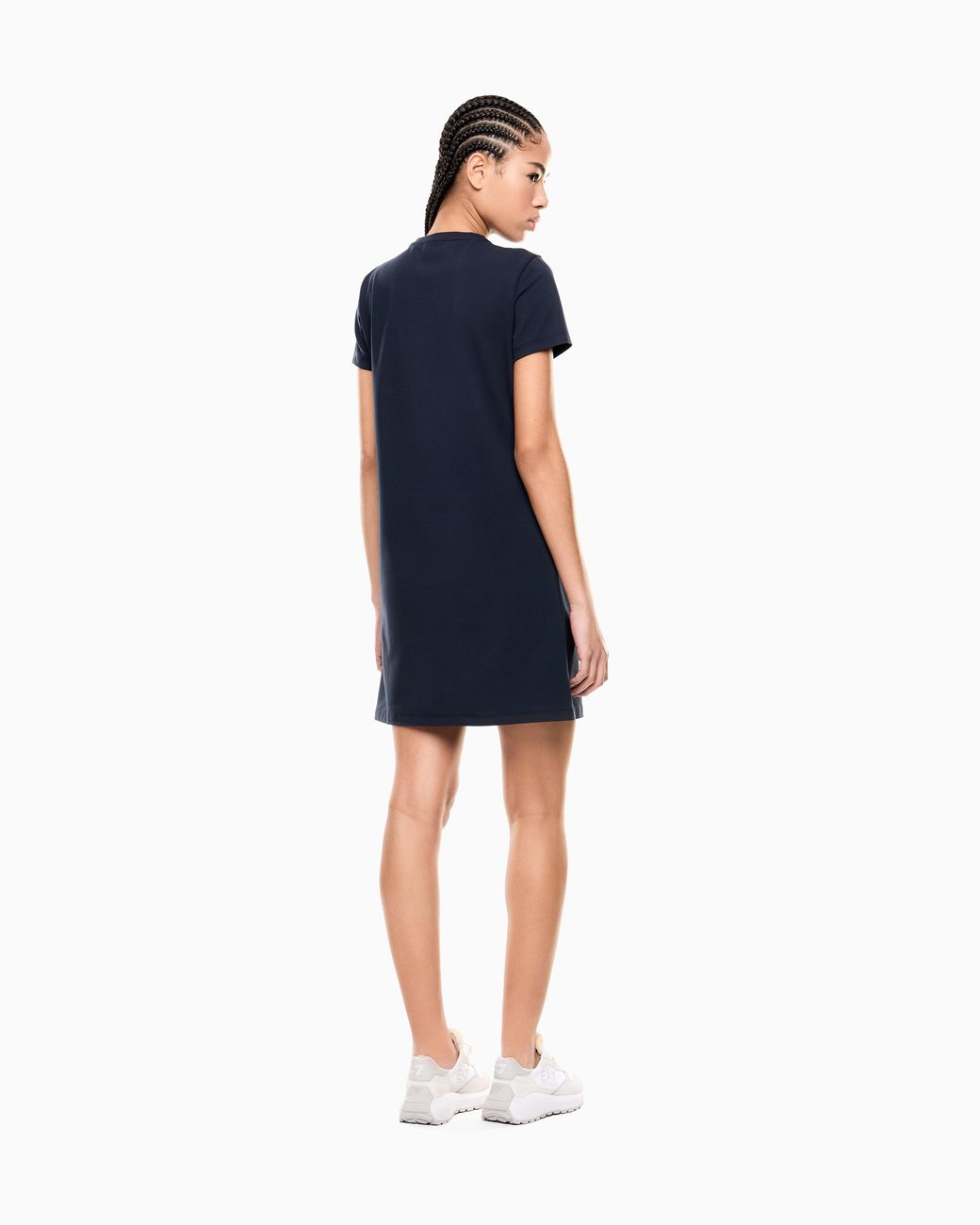 EA7 Blue Jersey Dress
