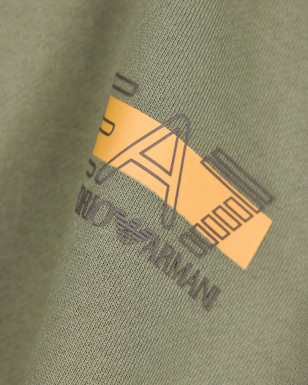 EA7 Green Tracksuit Visibility Regular Fit Cotton Jersey for men