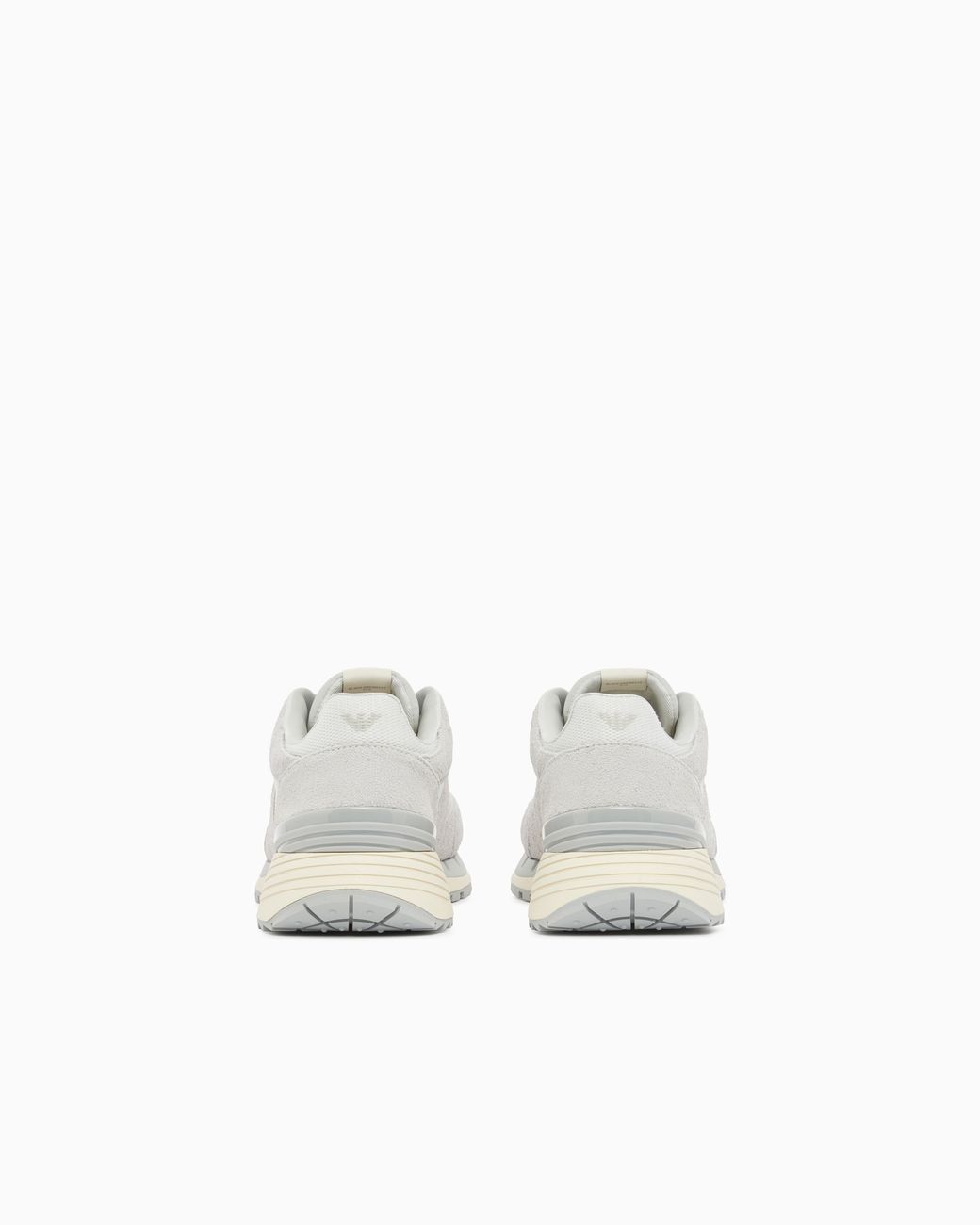 EA7 White Otg And Tech Suede And Mesh Sneakers