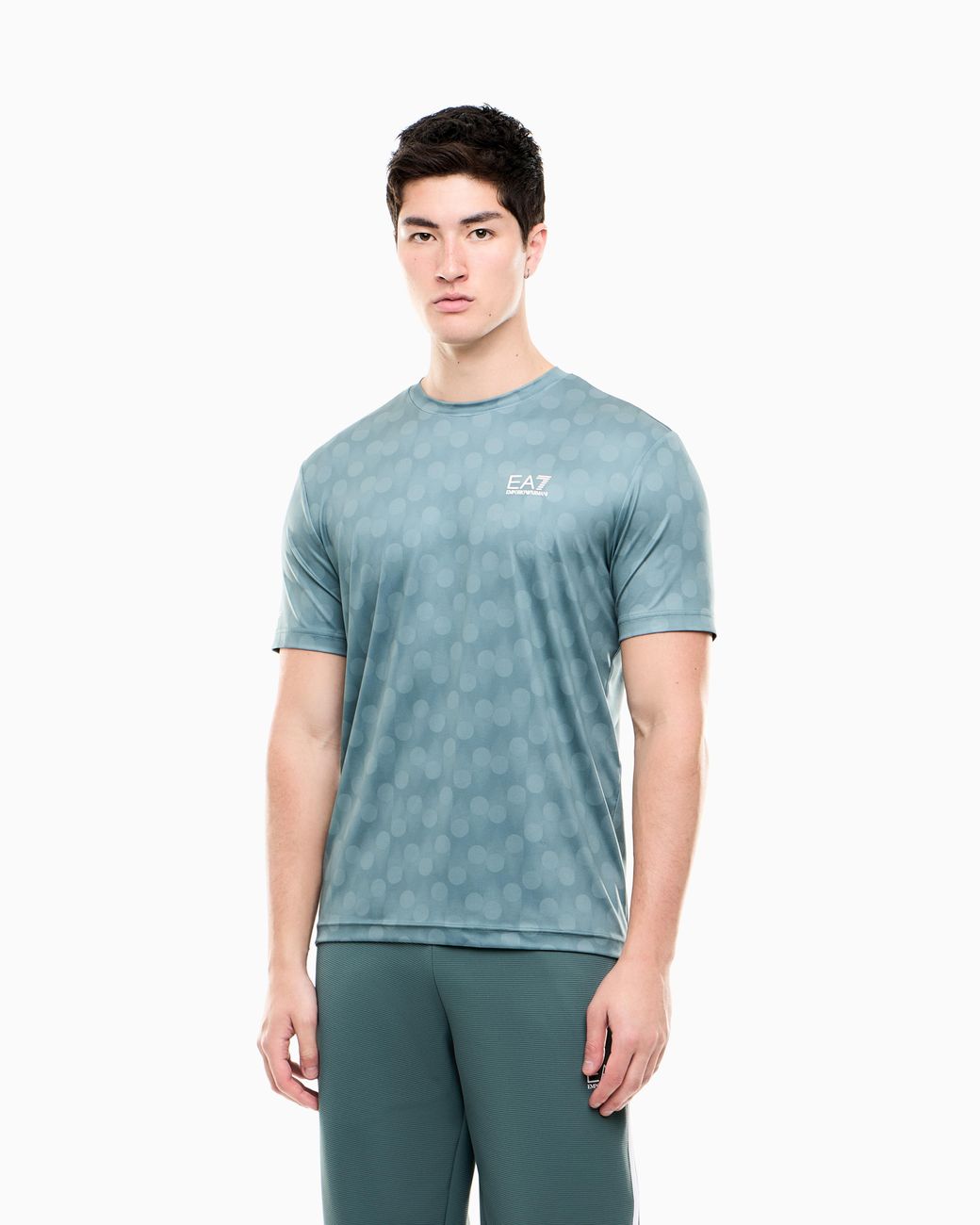 EA7 Blue T-Shirt Tennis Pro Regular Fit for men