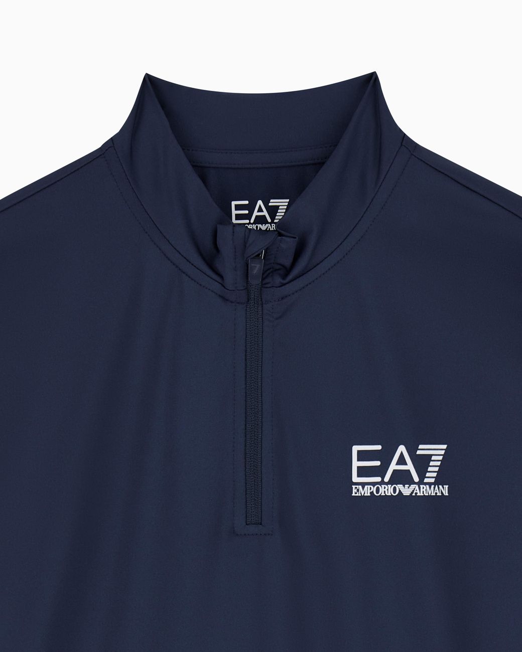 EA7 Blue Slim-Fit Jersey Top Tennis Pro With Ventus7 Technology