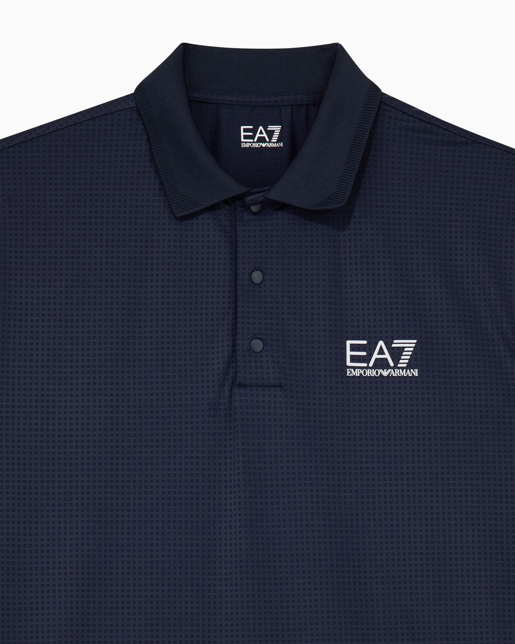 EA7 Blue Regular Fit Polo Shirt Golf Pro for men
