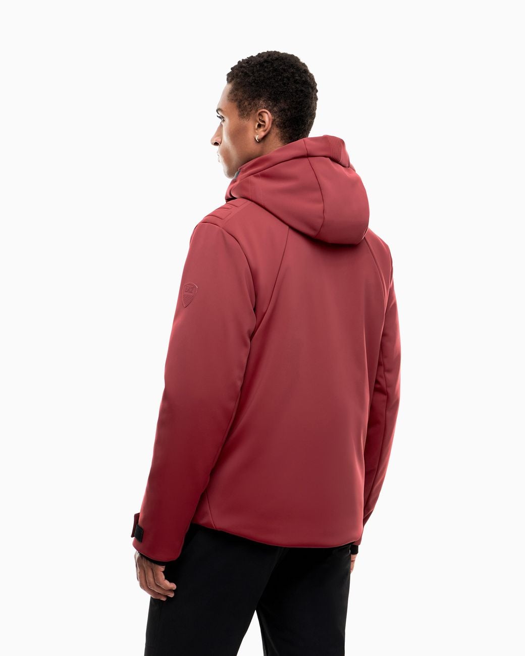 EA7 Red Technical Ski Jacket for men